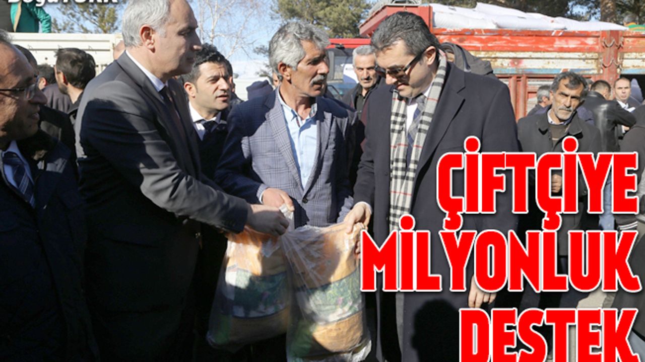 Çiftçilere 5 milyonluk yem bitkisi tohum desteği