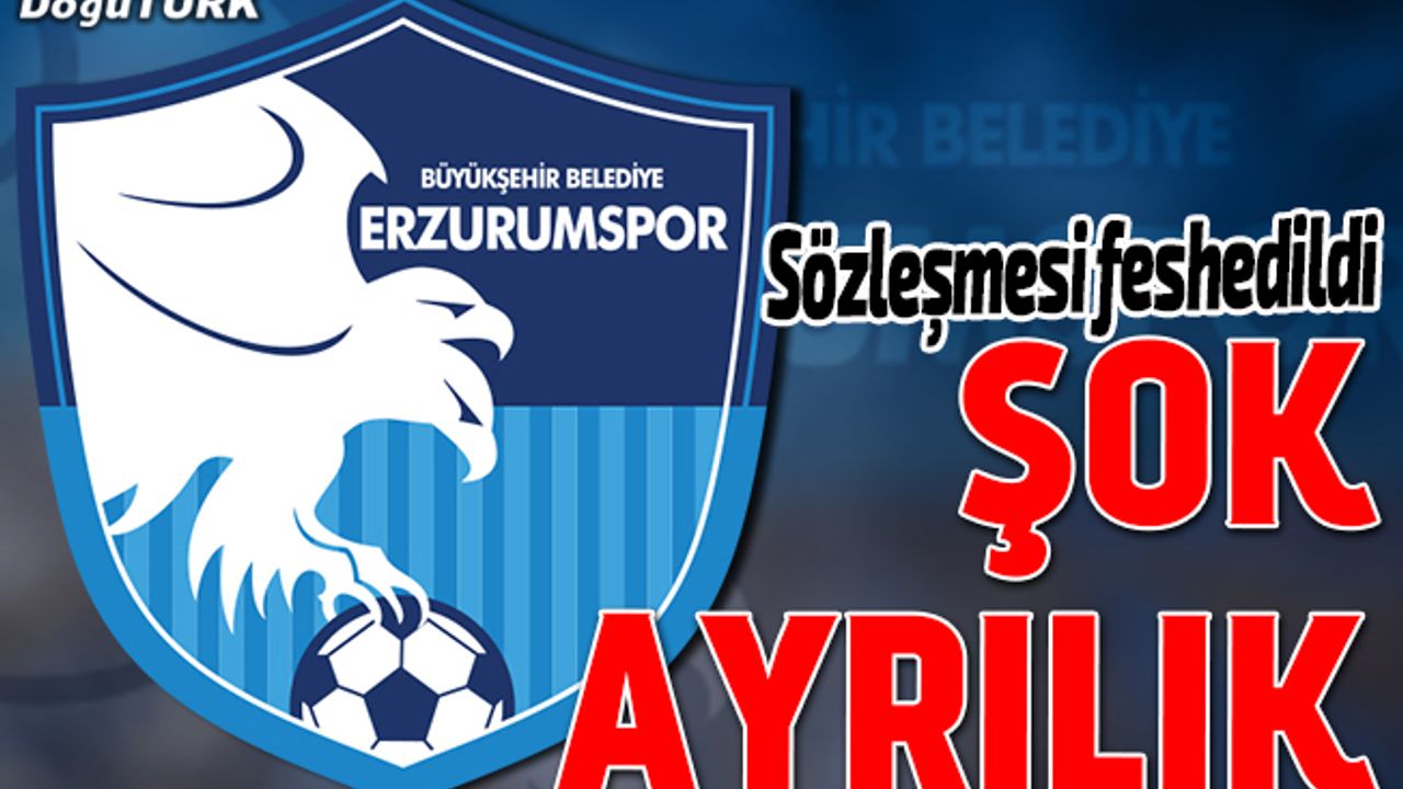 Erzurumspor'da Mehmet Özdilek'le yollar ayrıldı