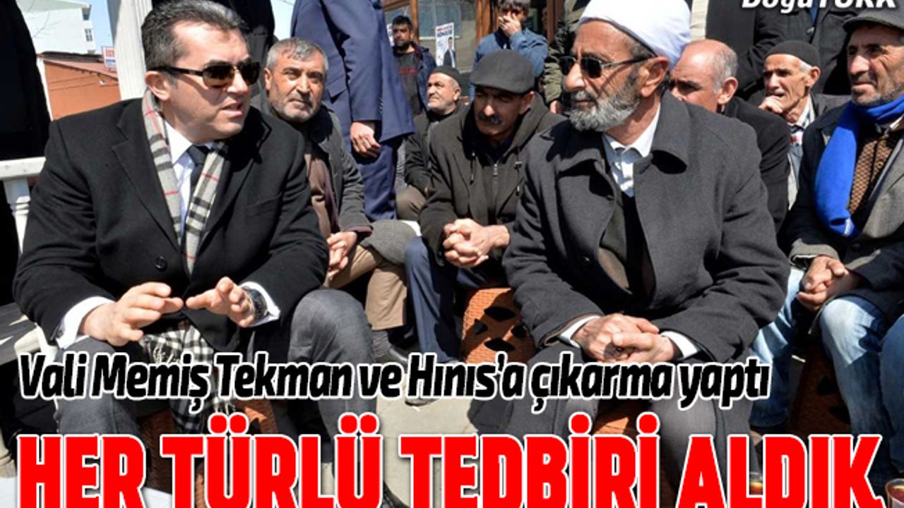 Hınıs ve Tekman'da seçim güvenlik toplantısı yapıldı