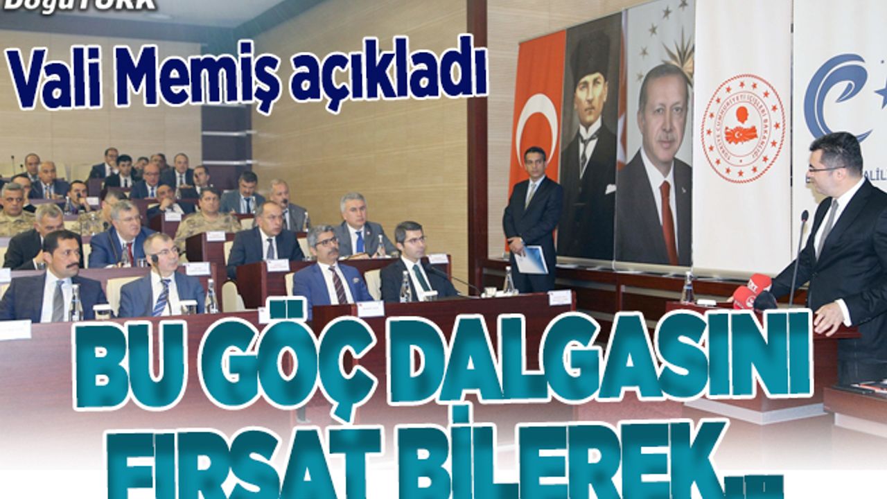 Erzurum'da "Düzensiz Göçle Mücadele" toplantısı