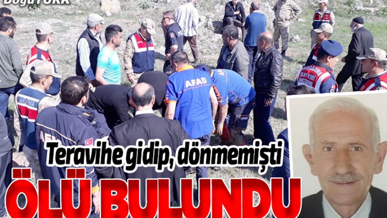 İftardan sonra evinden ayrılan kişi ölü bulundu