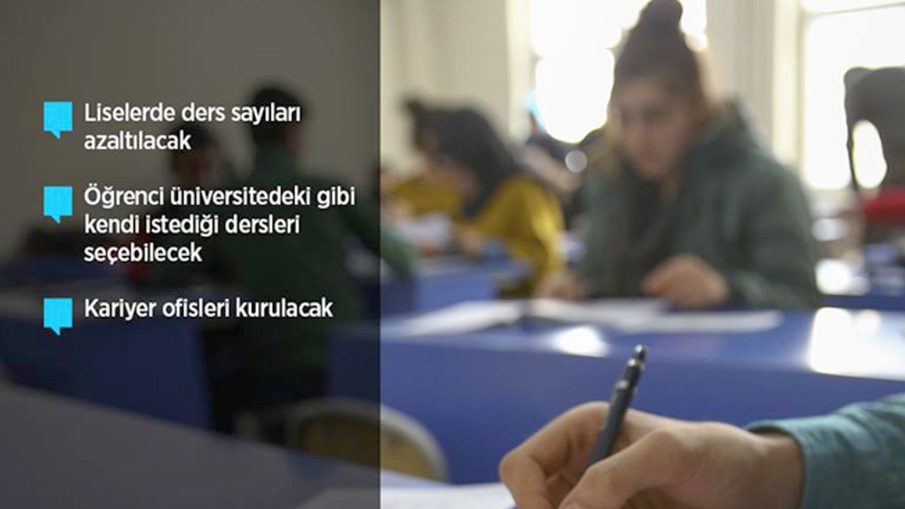 MEB'den liselere yeni eğitim modeli