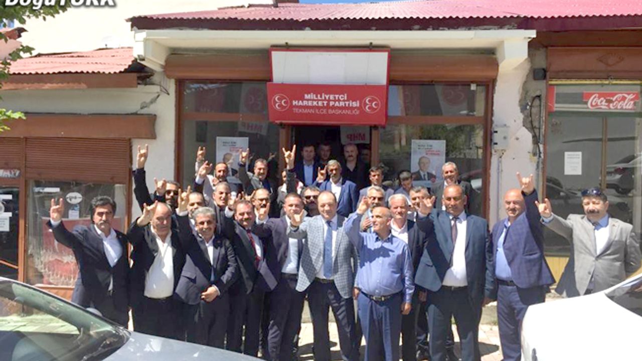 MHP 19 yıl sonra o ilçede teşkilat kurdu