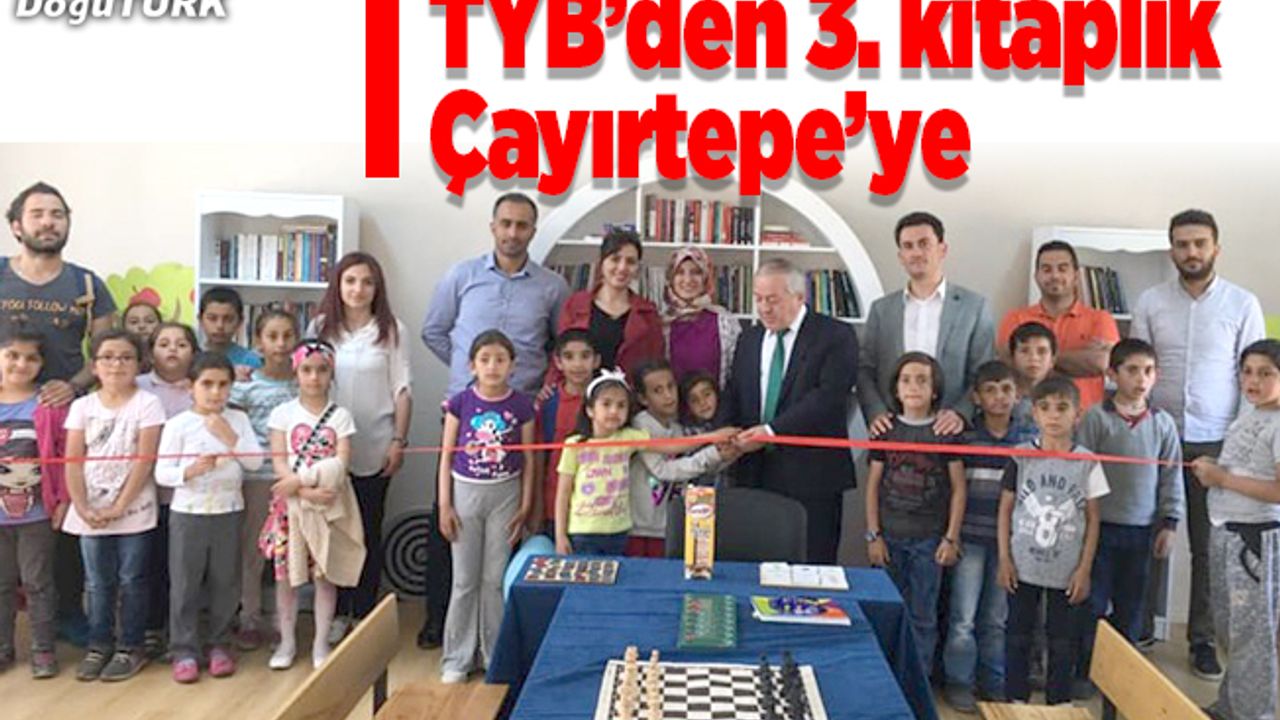 TYB Erzurum Şubesi 3. kitaplığı Çayırtepe’de kurdu