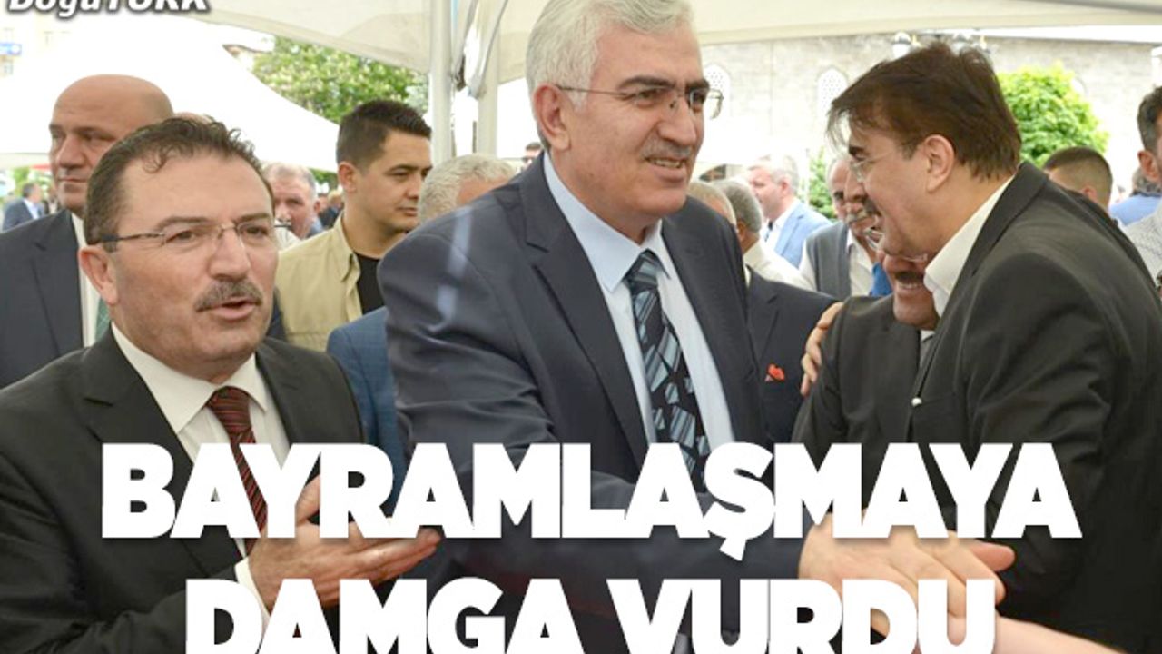 Bayramlaşma programında gündem İstanbul seçimleri oldu