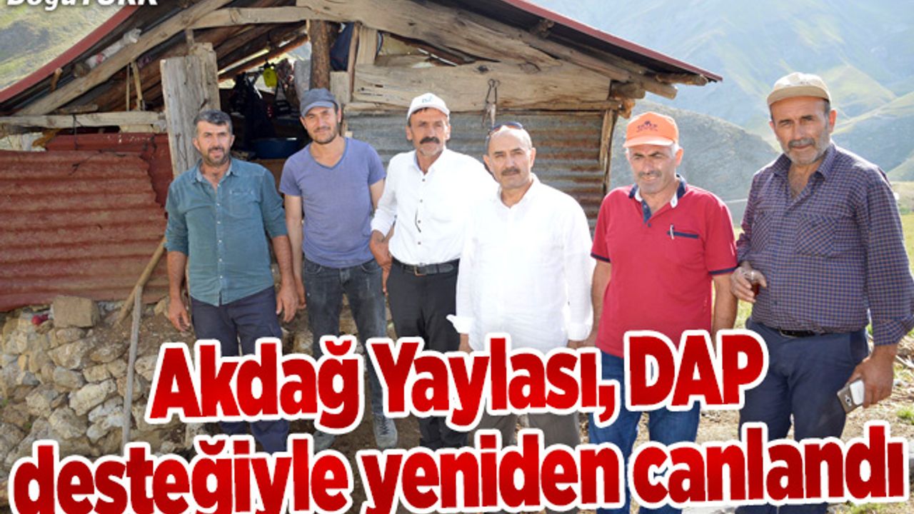 DAP desteğiyle zorlu meralarda hayvancılık kolaylaşıyor