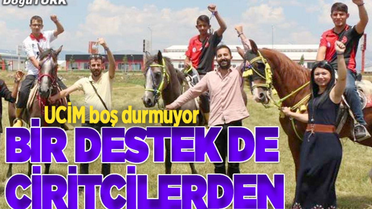 Atlı ciritçilerden çocuk istismarıyla mücadeleye destek