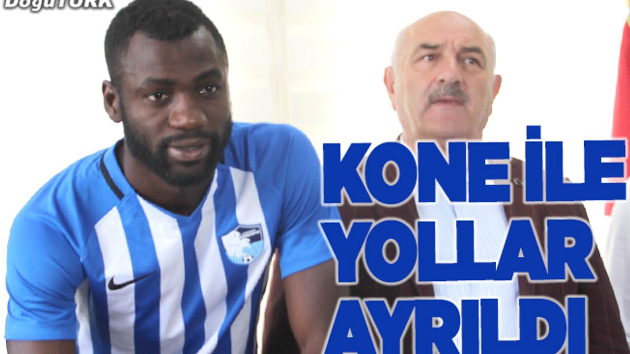 BB Erzurumspor Kone ile yollarını ayırdı