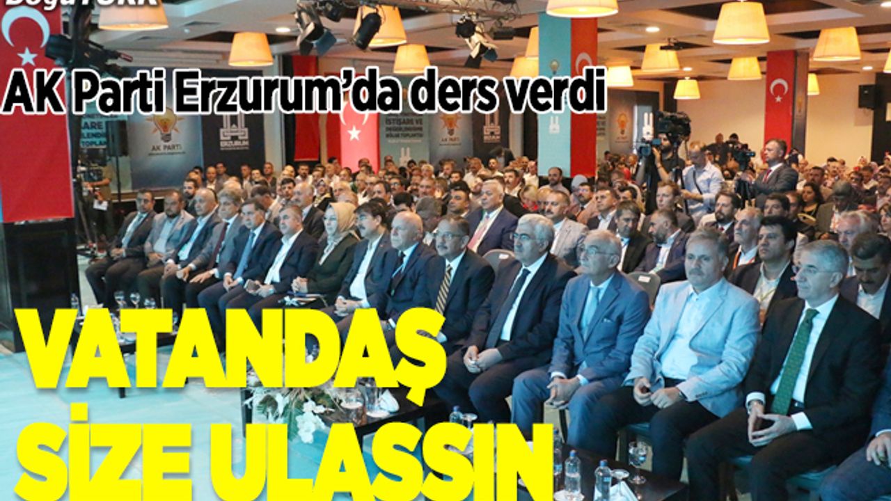 'Halktan kopmayın onlarla iç içe olun'