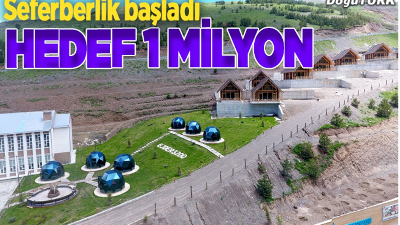 Palandöken "1 milyon turist" hedefiyle sezona hazırlanıyor