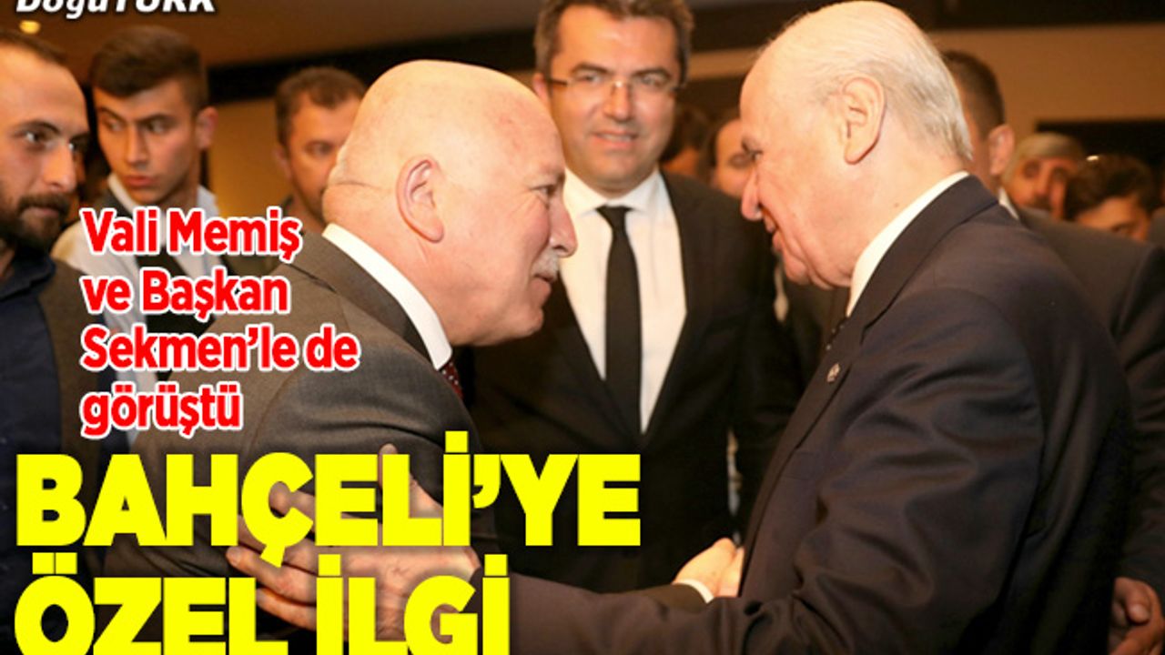 Bahçeli'ye Erzurum'da özel ilgi