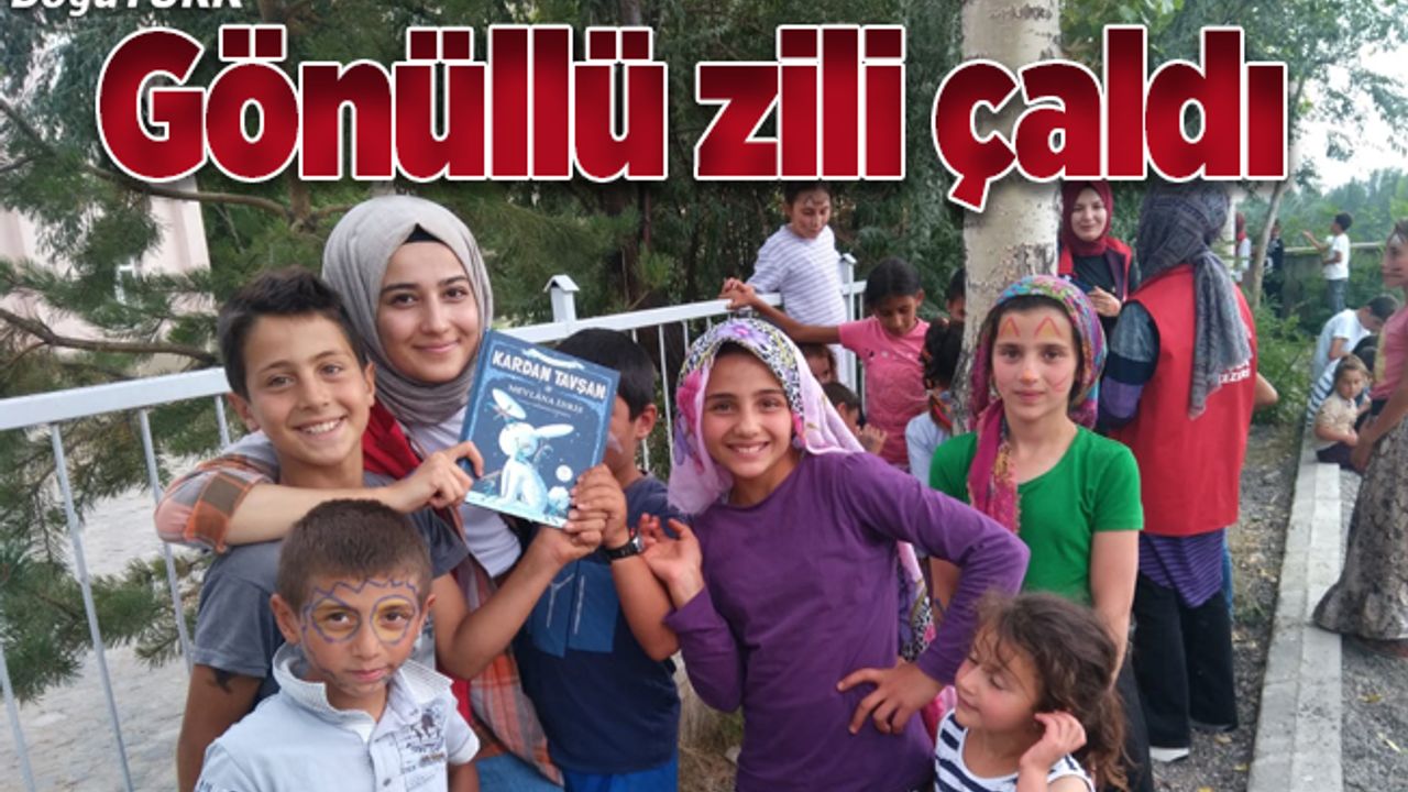Ders zili çalmadan gönüllü zili çaldı