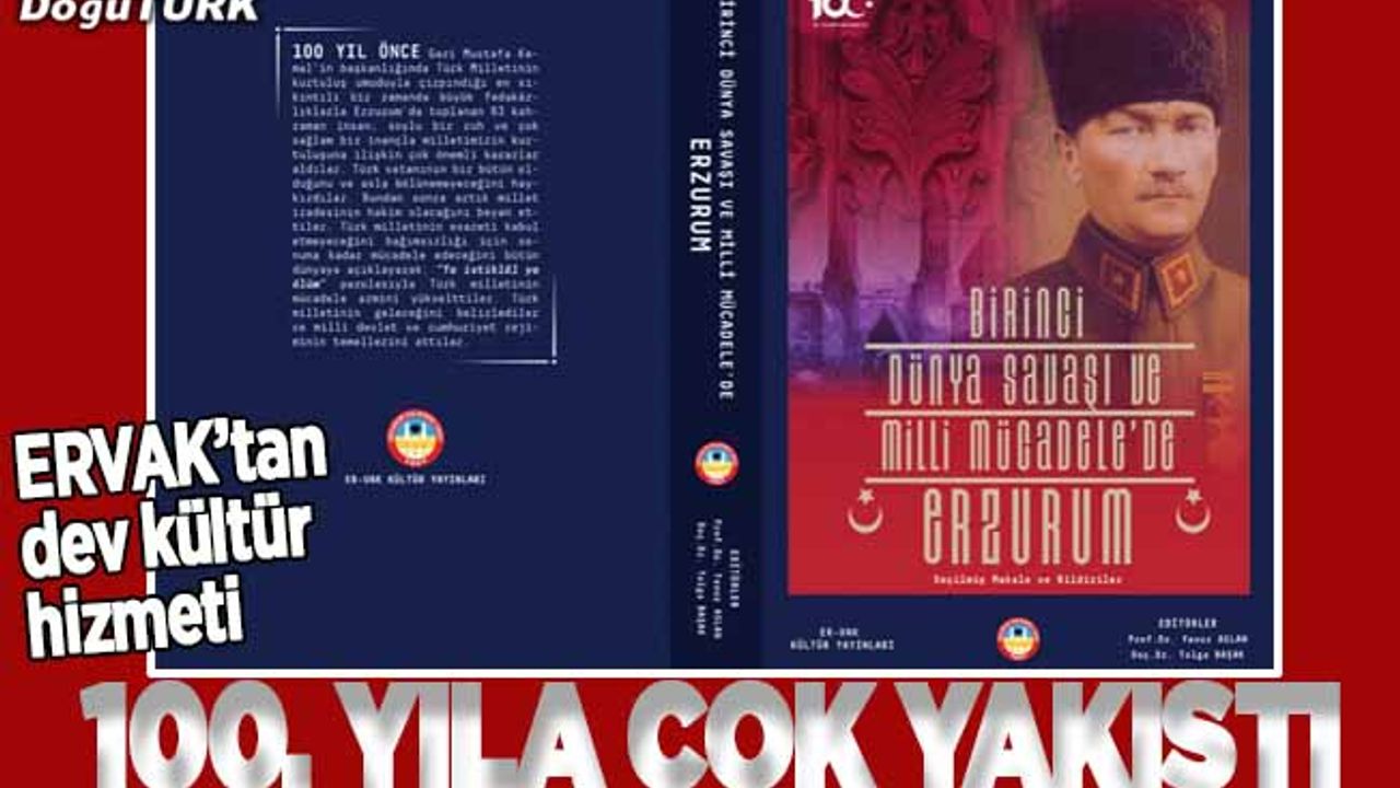 ER-VAK’tan 100.yıla yakışır kültür hizmeti