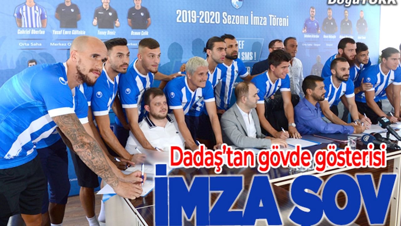 Erzurumspor'da imza töreni
