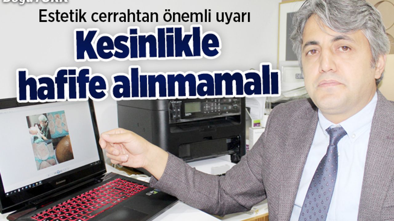 Estetik Cerrah Elmas’tan saç ekimi uyarısı