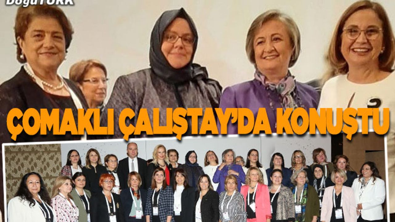 Çomaklı Çalıştay’da konuştu