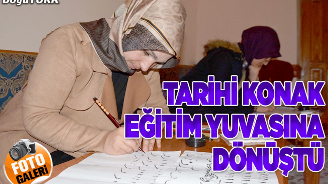 Tarihi konak mahalle çocuklarının geleceğine ışık tutuyor