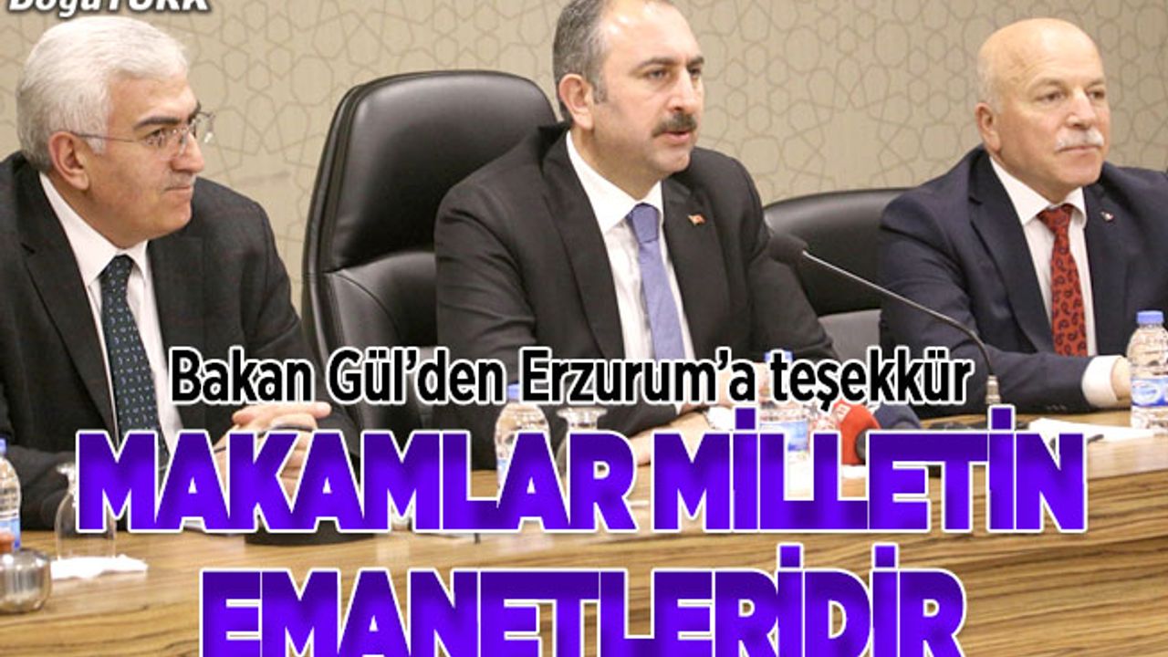 Bakan Gül’den AK Parti İl Başkanlığı’na ziyaret