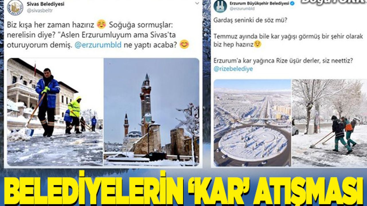 Belediyelerin ‘kar’ atışması; Gardaş seninki de söz mü?