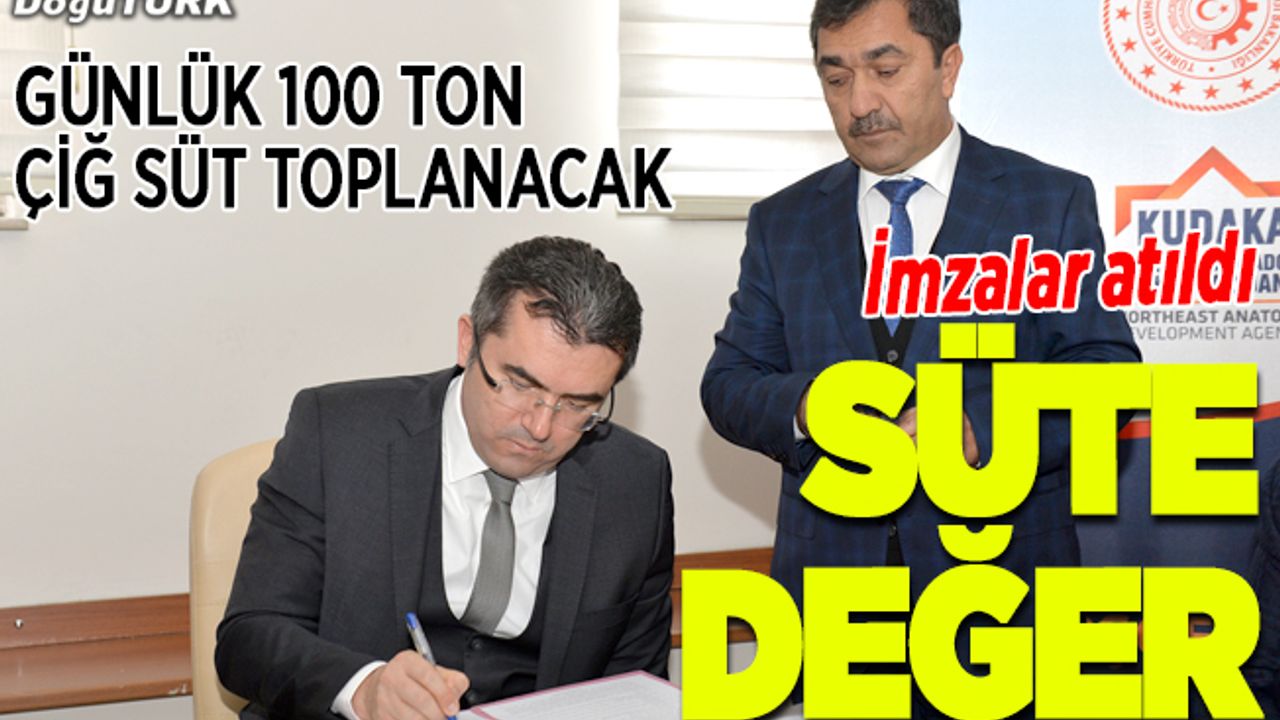 Erzurumlu besiciler devlet desteğiyle süte değer katıyor
