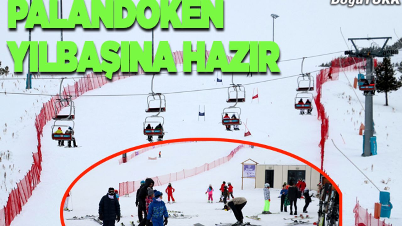 Kış turizminin parlayan yıldızı Palandöken yılbaşına hazır