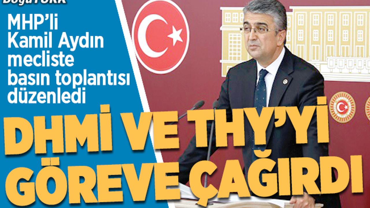 MHP'li Aydın: Erzurum'a uçak sefer sayıları azaltılmamalı