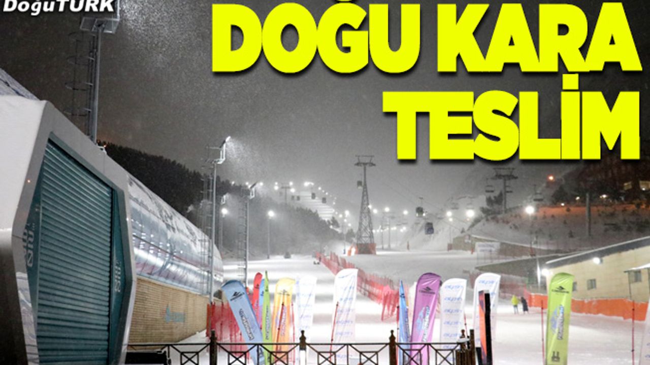 Doğu'da kar yağışı etkili oluyor