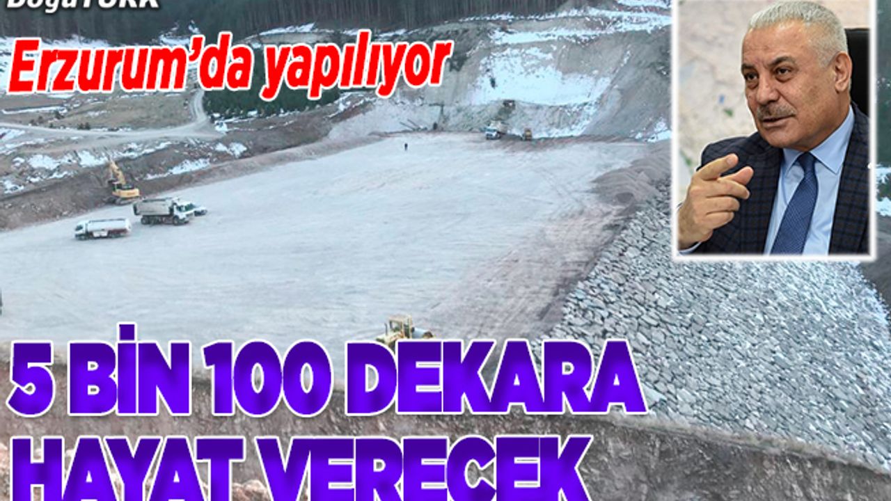 Tütünocak, 5 bin 100 dekara hayat verecek