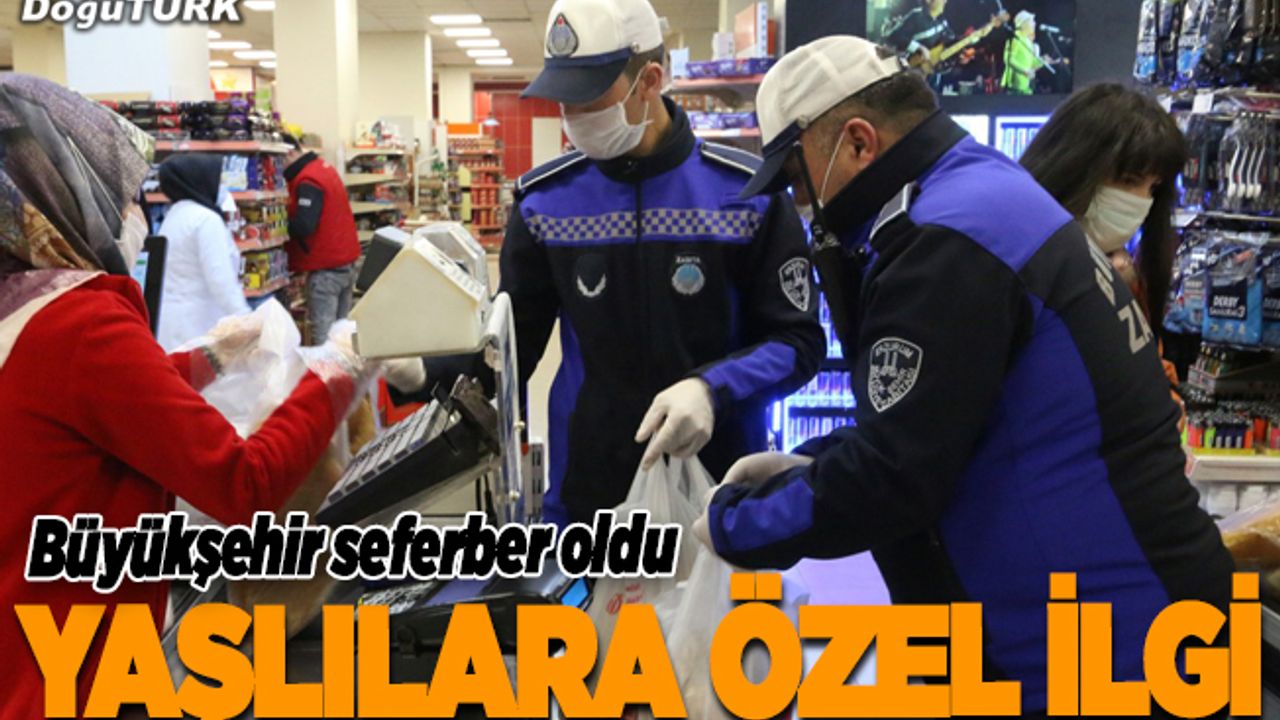Büyükşehir’den 65 yaş üstü vatandaşlara özel ilgi