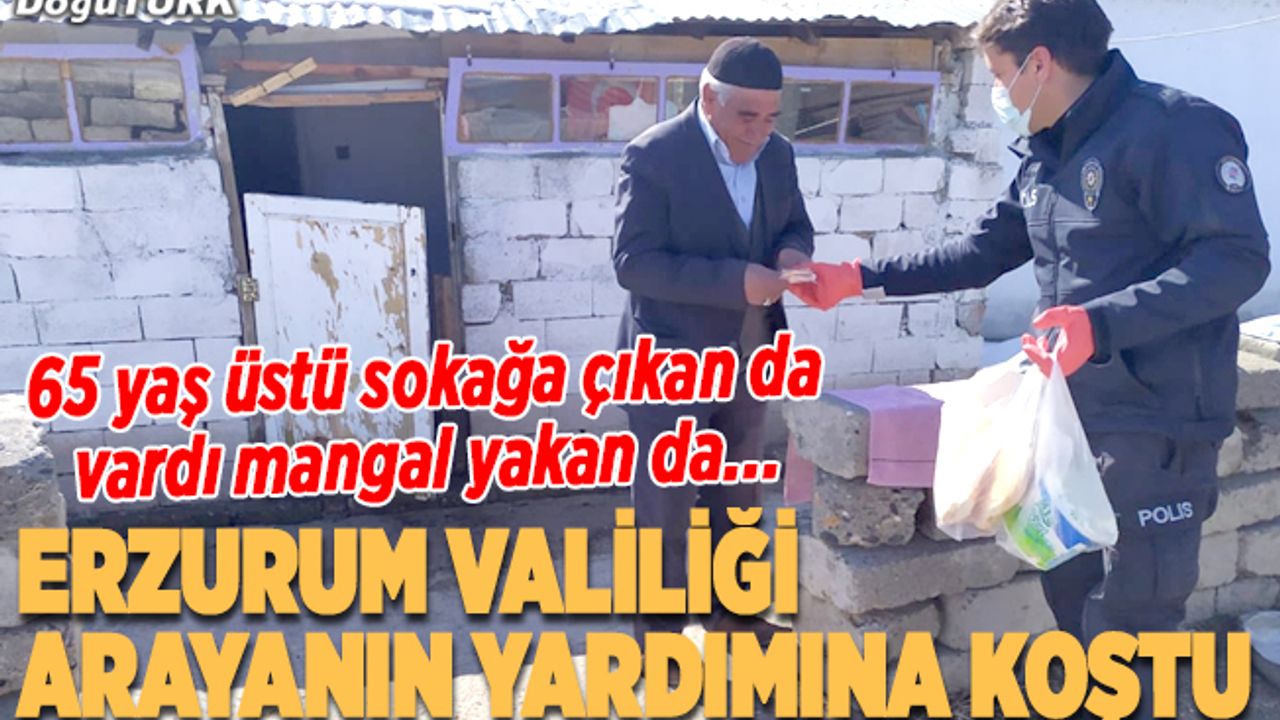 Erzurum Valiliği'nden korona seferberliği