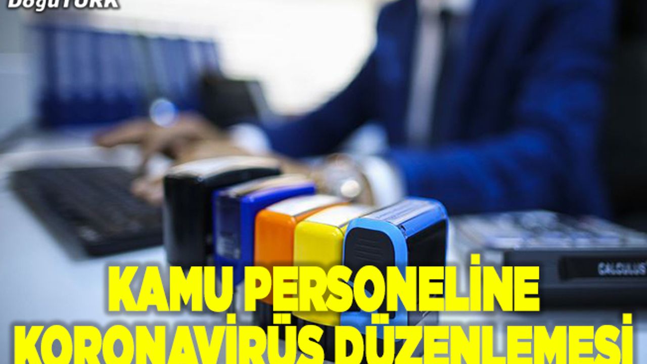 Kamu personeli uzaktan veya dönüşümlü çalışabilecek