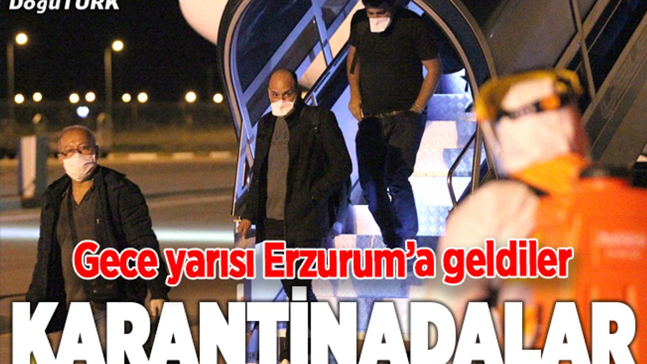 Mali ve Nijer'den Erzurum'a getirildiler