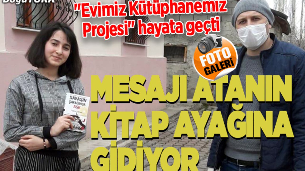 Mesajı atanın kitap ayağına gidiyor