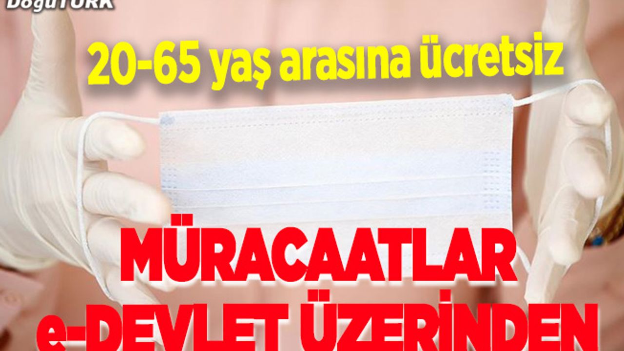 Müracaatlar e-Devlet Kapısı üzerinden alınacak