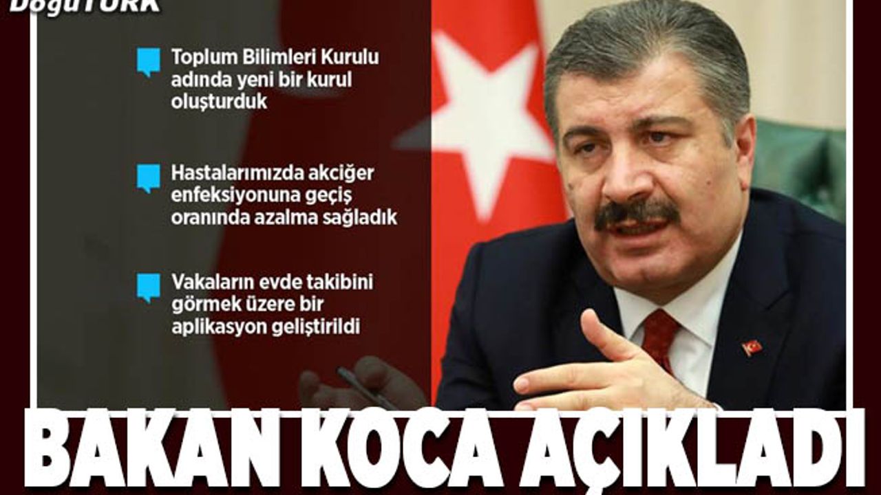 Sağlık Bakanı Koca: Son 24 saatte vefat sayısı 76 oldu