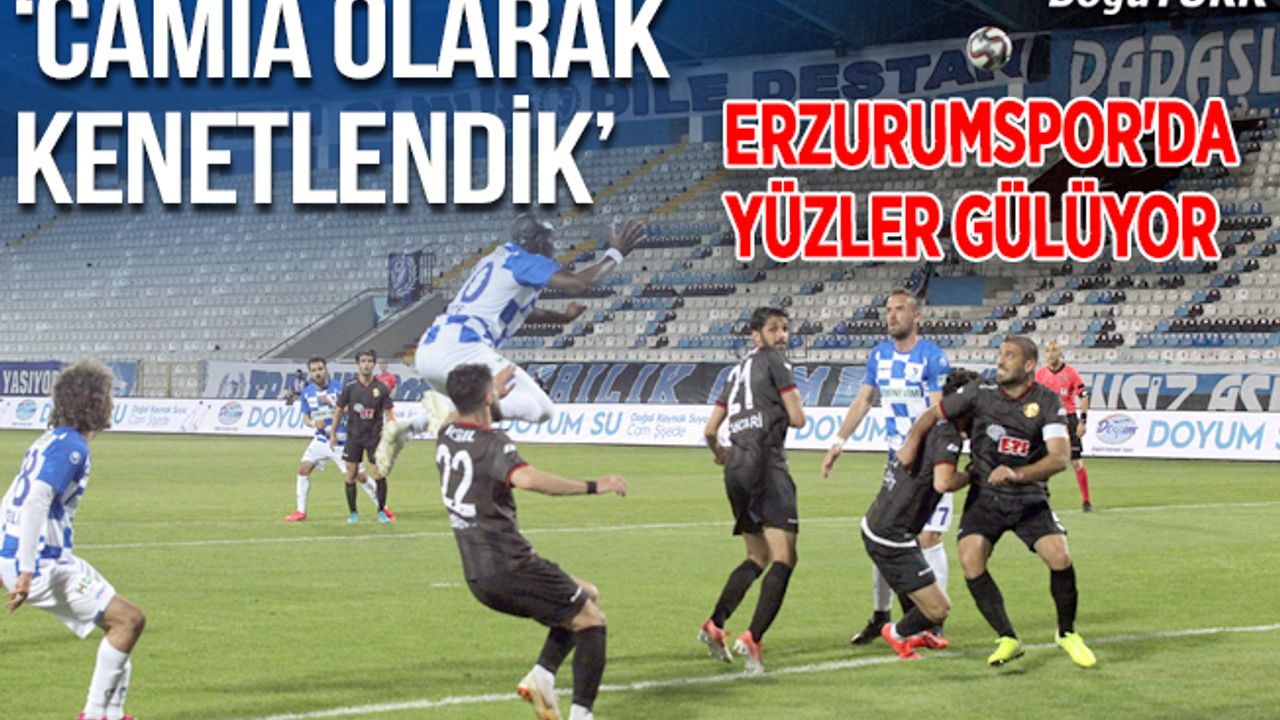 BB Erzurumspor, Süper Lig hedefine emin adımlarla ilerliyor
