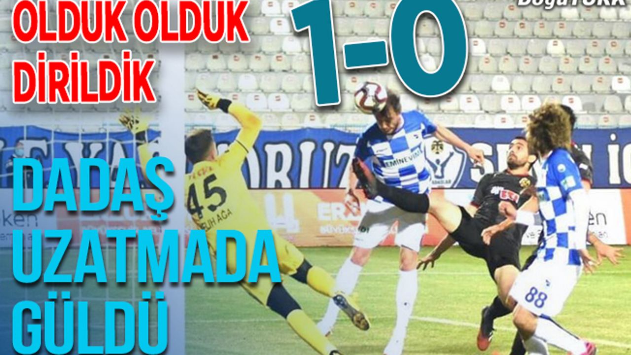 Dadaş son dakikada güldü; 1-0