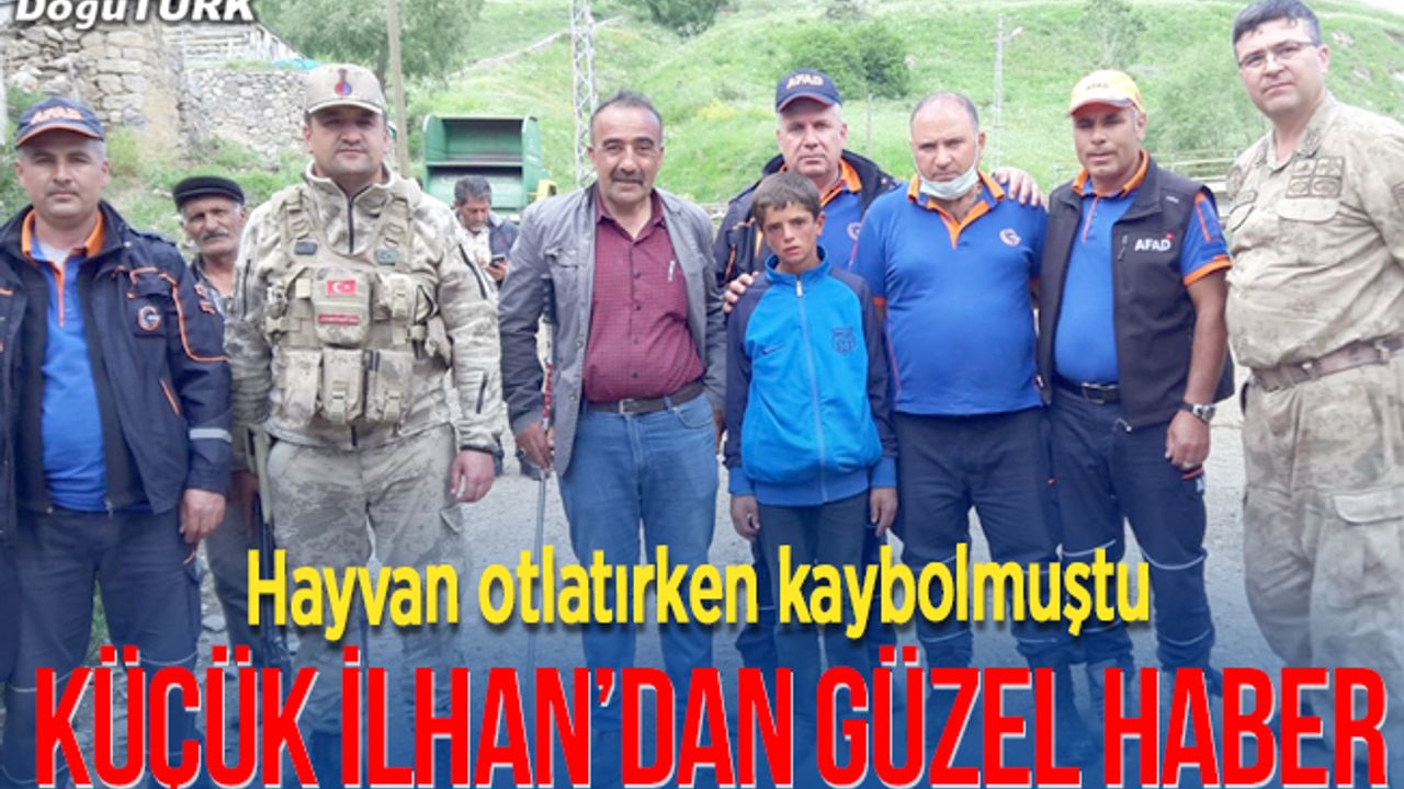 Erzurum'da dün kaybolan çocuk bulundu