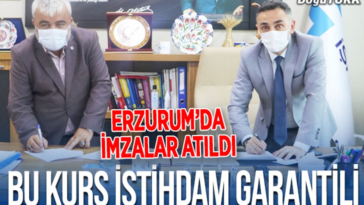 Erzurum'da istihdam garantili "saraciye" kursu