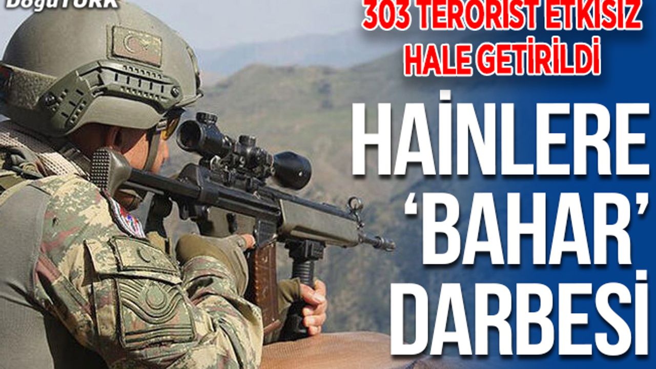 Terör örgütü YPG/PKK'ya "bahar" darbesi