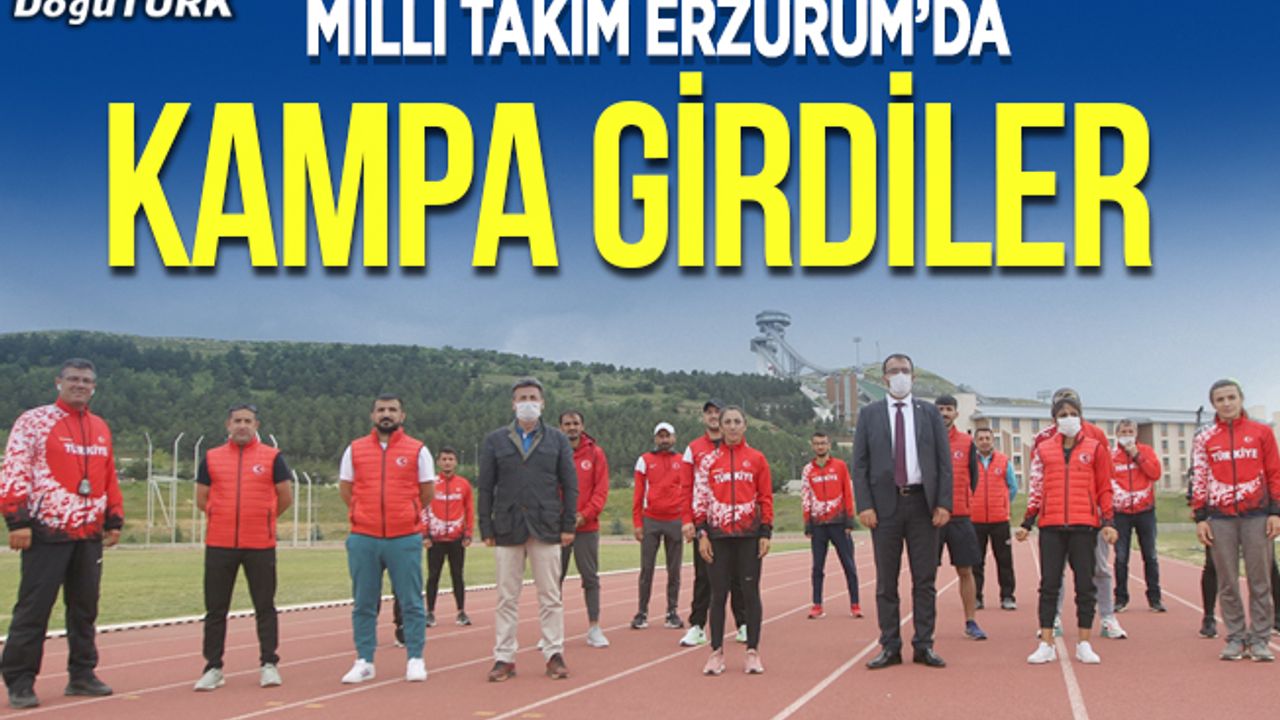 Atletizm Milli Takımı'nın Erzurum kampı başladı