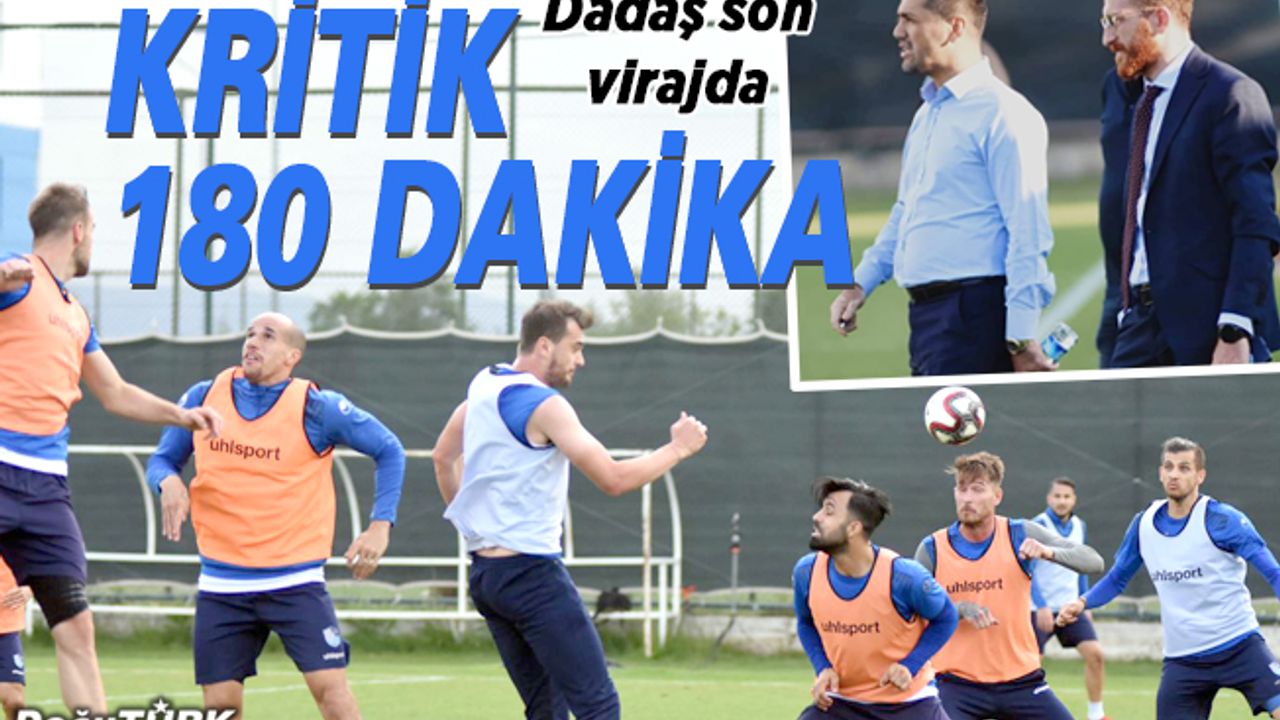 BB Erzurumspor için Süper Lig yolunda kritik 180 dakika