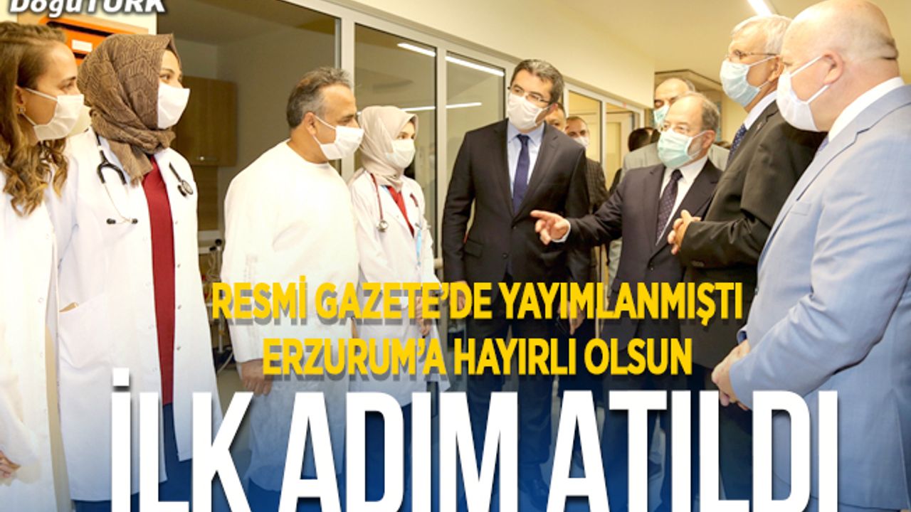 Erzurum'a kurulacak ikinci tıp fakültesi için ilk adım atıldı