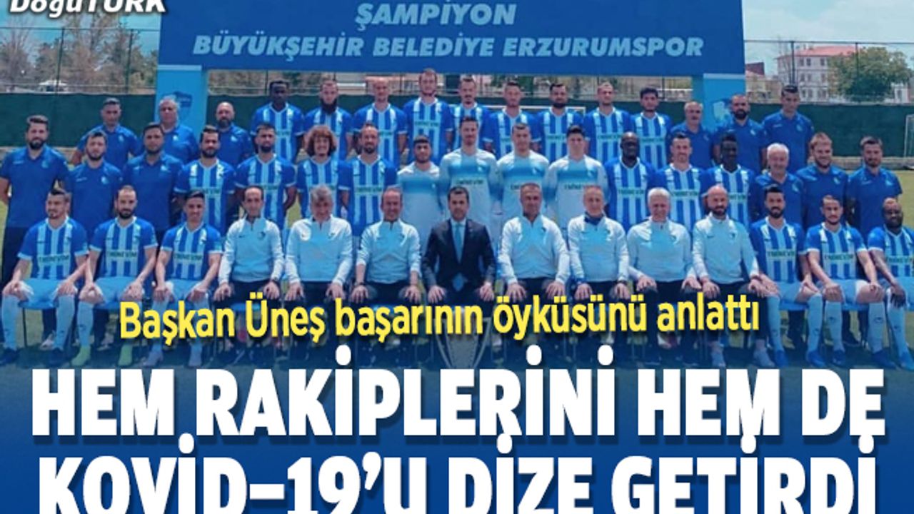 Hem rakiplerini, hem de Kovid-19'u dize getirdi