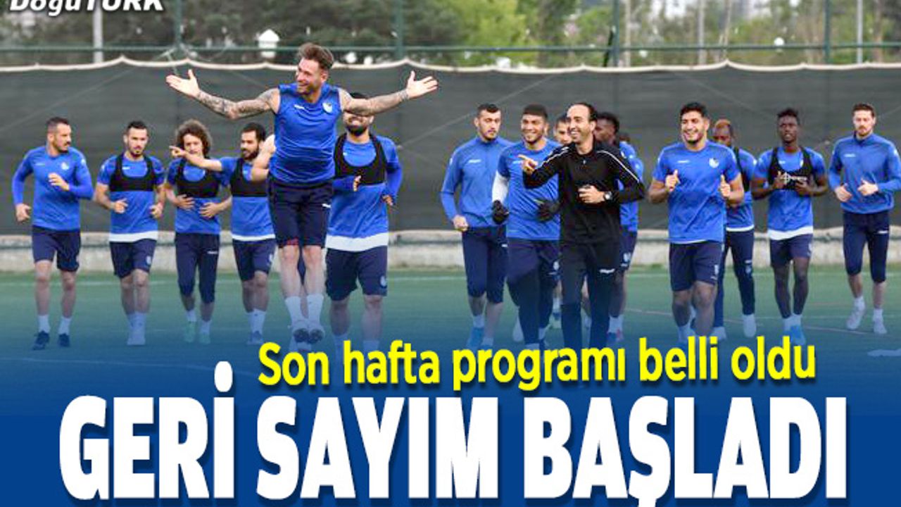 TFF 1. Lig'de son hafta programı açıklandı…