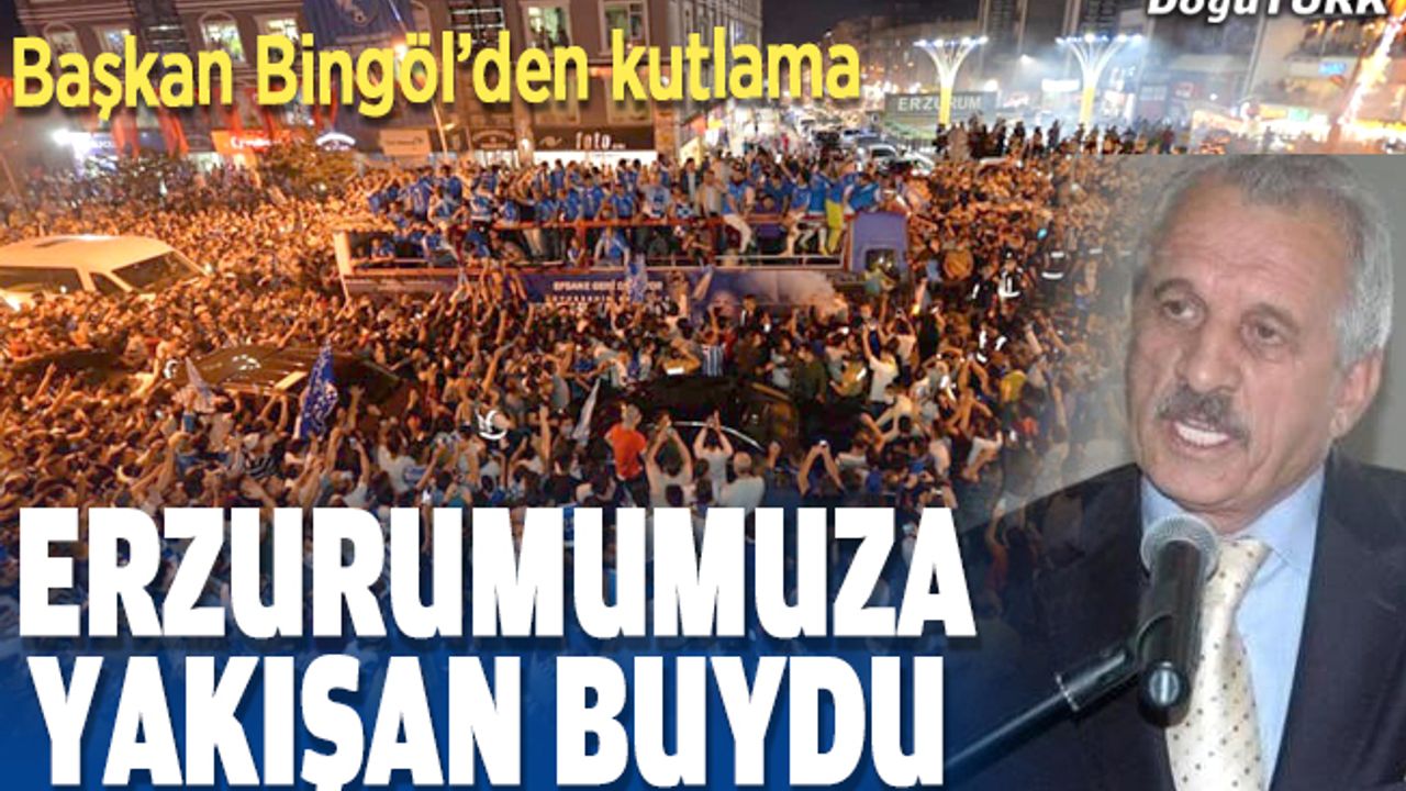 Vahit Bingöl: Süper Lig'deki başarımız daim olsun!