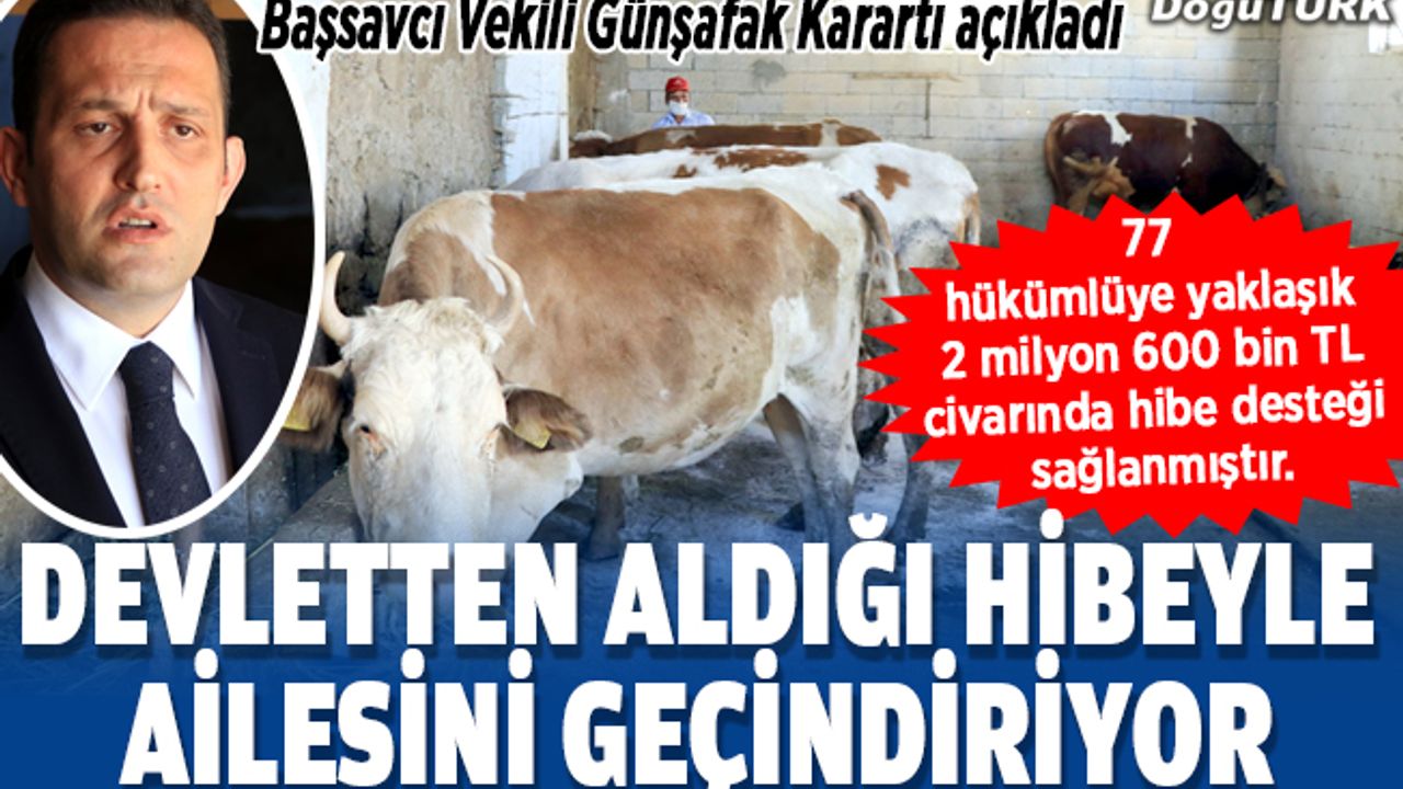 Erzurum'da 77 hükümlüye 2 milyon 600 bin TL destek