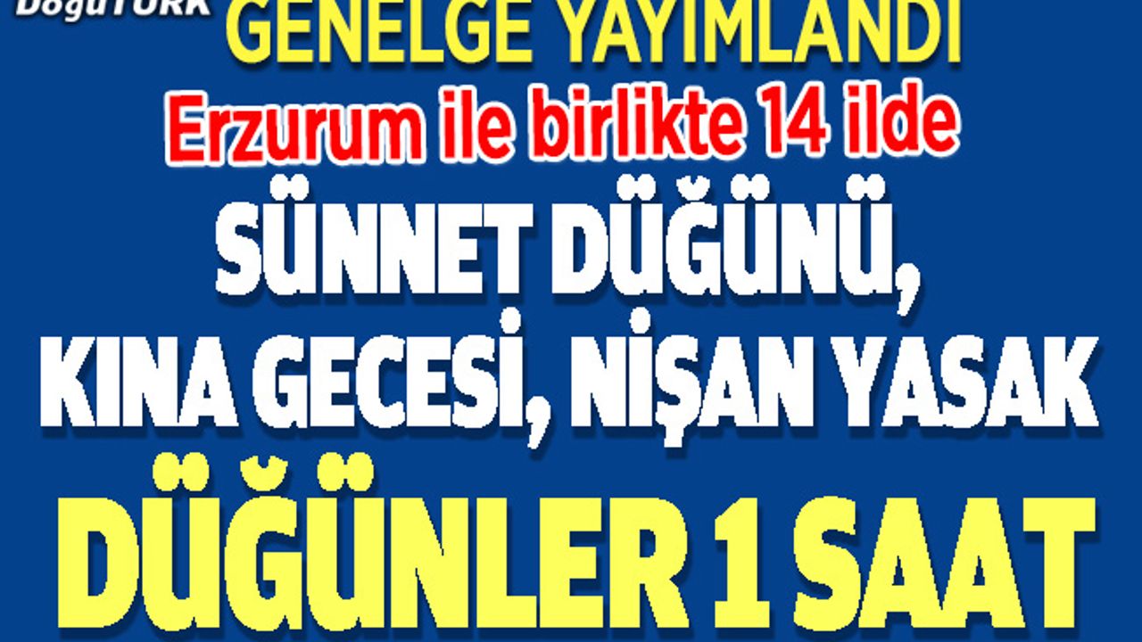 İçişleri Bakanlığından Kovid-19 genelgesi; Yeni yasaklar geldi