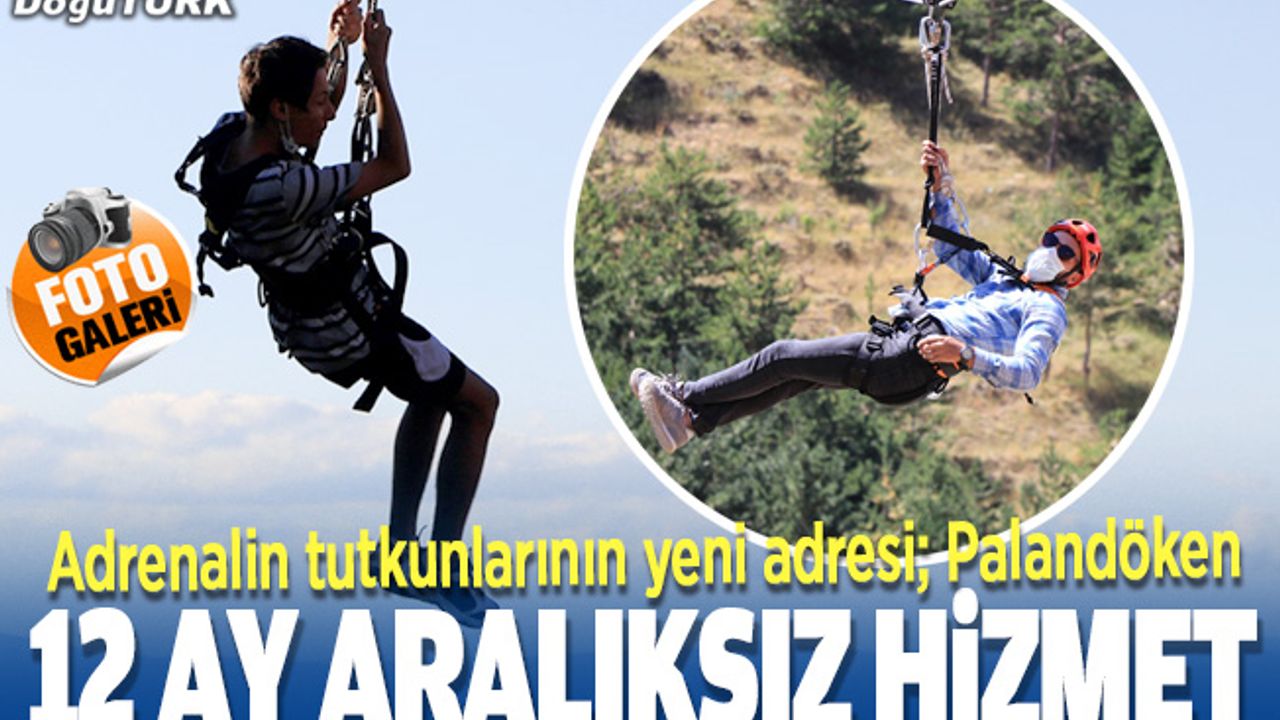 Palandöken yenilenen yüzüyle yazın da macera sevenleri ağırlıyor