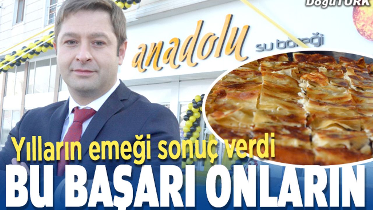 Yılların emeği sonuç verdi; Erzurum'un su böreği marka oldu
